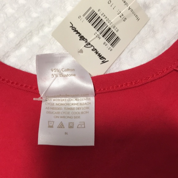 NWT Hanna Andersson size 5 Skater Dress red with gold polka dots long sleeve - Picture 10 of 10